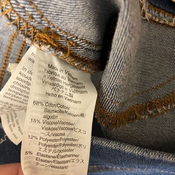 Madewell Pull On Skinny Jeans Elastic Waist High Rise Medium Wash Size 31 - Picture 5 of 6